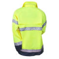 Men's Hi Vis Waterproof Breathable Rain Jacket